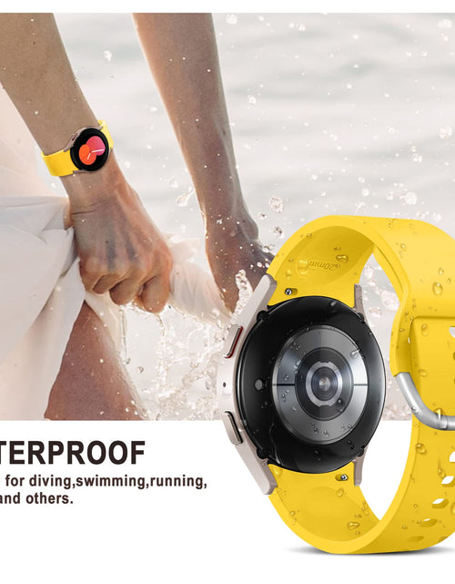 Load image into Gallery viewer, Apbands 20mm Silicone Sport Band for Samsung Galaxy Watch 40-46mm Yellow
