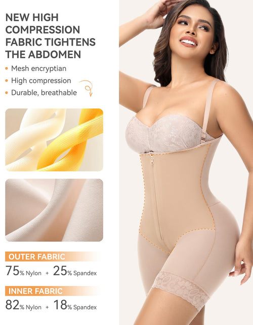Load image into Gallery viewer, M MYODRESS Shapewear Tummy Control Fajas Body Shaper Stage 2 Tan Size L
