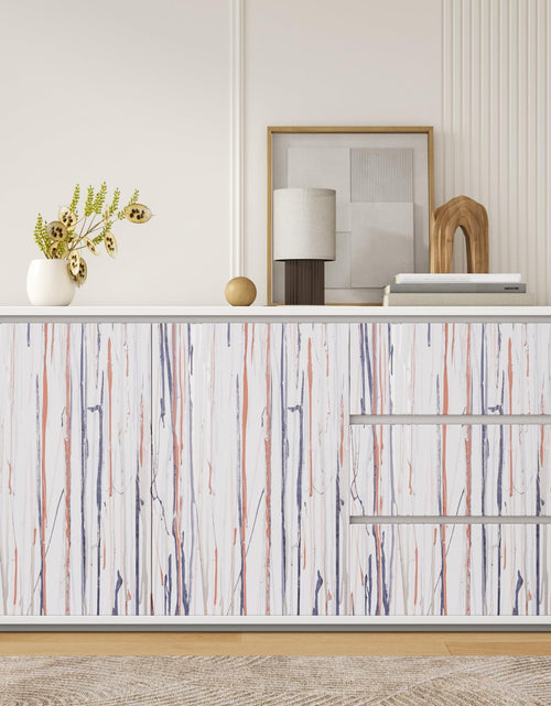 Load image into Gallery viewer, FANCYEASY Grey Grasscloth Peel &amp; Stick Wallpaper 15.7x118in Rustic Vinyl

