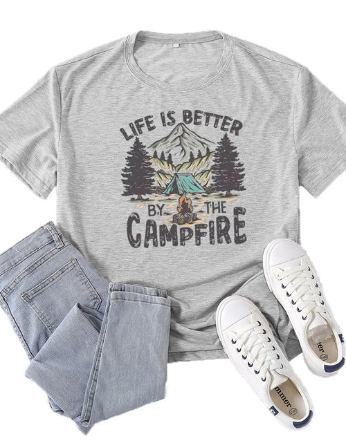 Load image into Gallery viewer, KLZELZS Women's Mountain Hiking Athletic Shirt Light Grey Size XL

