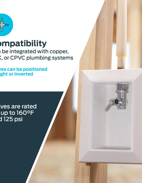 Load image into Gallery viewer, Holdrite 3/8" OD Compression Fixture Outlet Box Fire Rated 1/2" CTS CPVC
