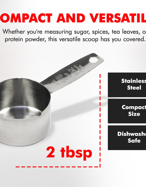 Load image into Gallery viewer, Chef Craft Select Coffee Measurer 4 Inch 2 Tbsp Stainless Steel
