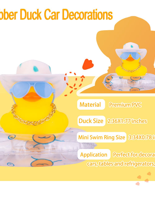 Load image into Gallery viewer, MuMyer Yellow Duck Dashboard Decoration Rubber Car Ornament Small N21
