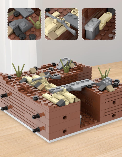Load image into Gallery viewer, MOOXI WW2 Battlefield Military Block Set Right Corner 200PCS ABS
