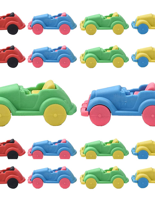 Load image into Gallery viewer, RONDURE Car Erasers 18 Pcs 3D Sports Car Puzzle Take Apart Erasers Kids
