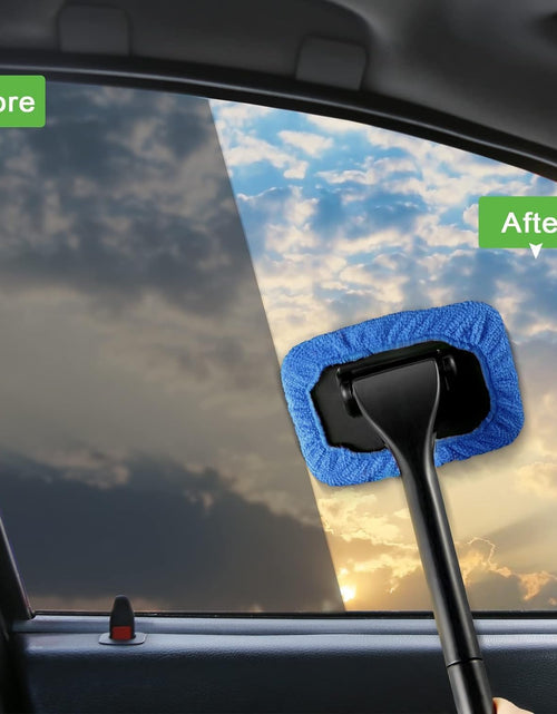 Load image into Gallery viewer, POPDA Car Windshield Cleaner Tool Detachable Handle 5 Pads 30ml Sprayer

