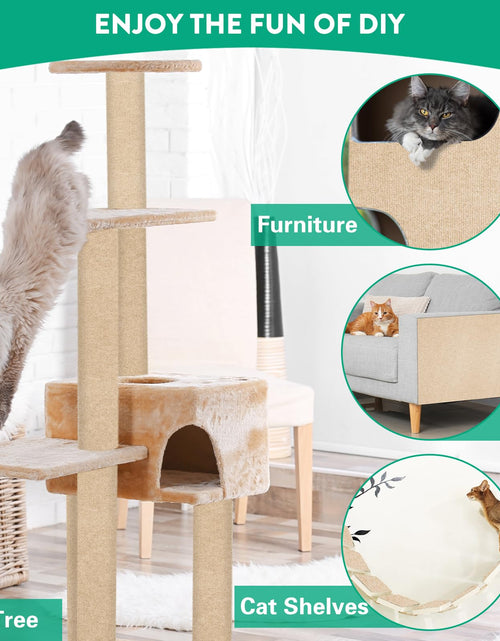 Load image into Gallery viewer, YITMOYM Trimmable Cat Scratcher Mat 39.4x15.8in Self-Adhesive Felt Fiber
