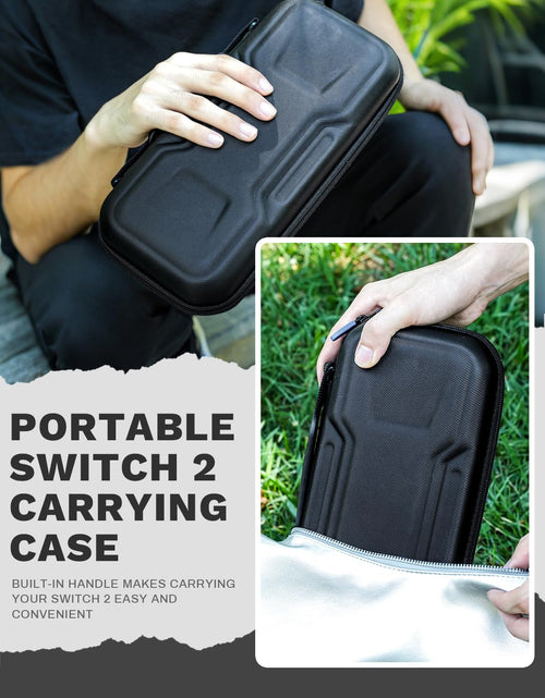 Load image into Gallery viewer, Generic Nintendo Switch 2 Carrying Case 2025 Hard Shell Black Nylon
