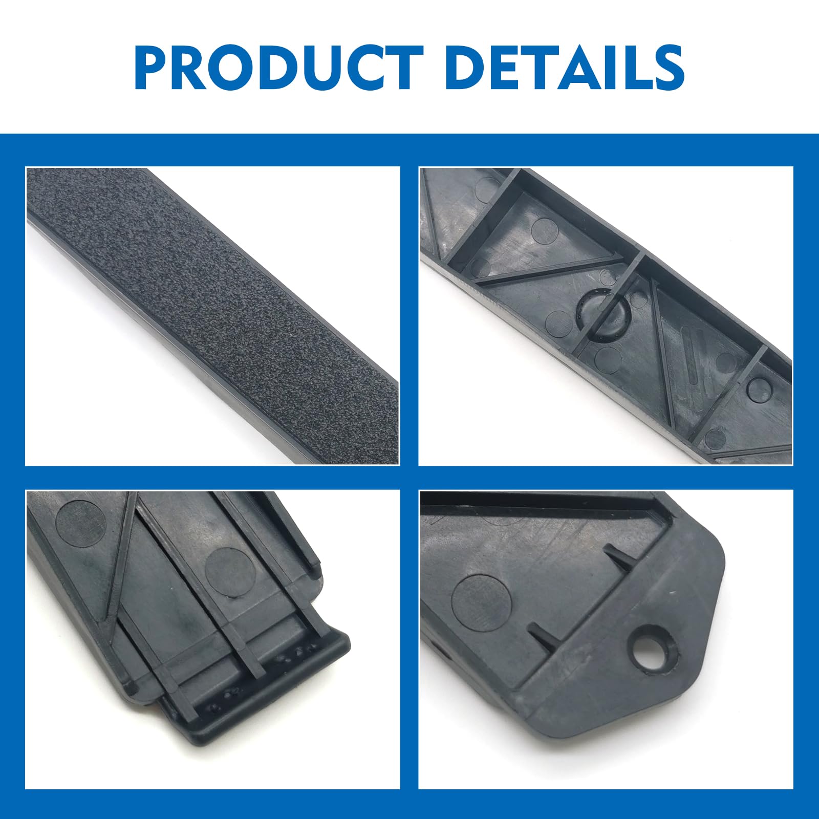 Downhill Cabin Air Filter Cover Plate w/ 2 Screws for Chevy Silverado 3500 Black