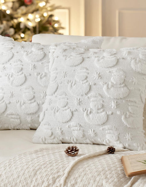 Load image into Gallery viewer, MIULEE Christmas Pillow Covers Dark Green 18x18 Inch Set of 2
