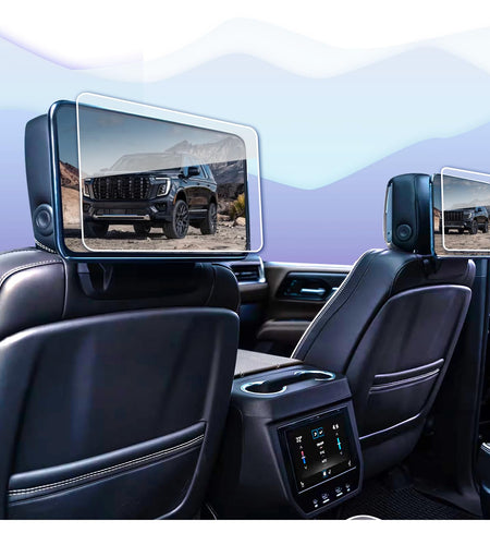 UFGDSHA 2pcs Rear Seat Screen Protector for 2021-2025 GMC Yukon Escalade