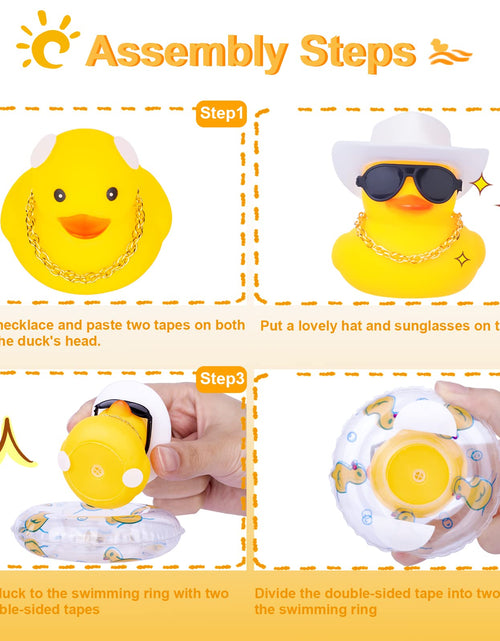 Load image into Gallery viewer, MuMyer Yellow Duck Dashboard Decoration Rubber Car Ornament Small N21
