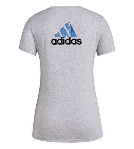adidas Minnesota United FC Womens Local Pop Pre-game T-shirt Grey Heather Size S