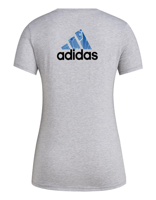 Load image into Gallery viewer, adidas Minnesota United FC Womens Local Pop Pre-game T-shirt Grey Heather Size S
