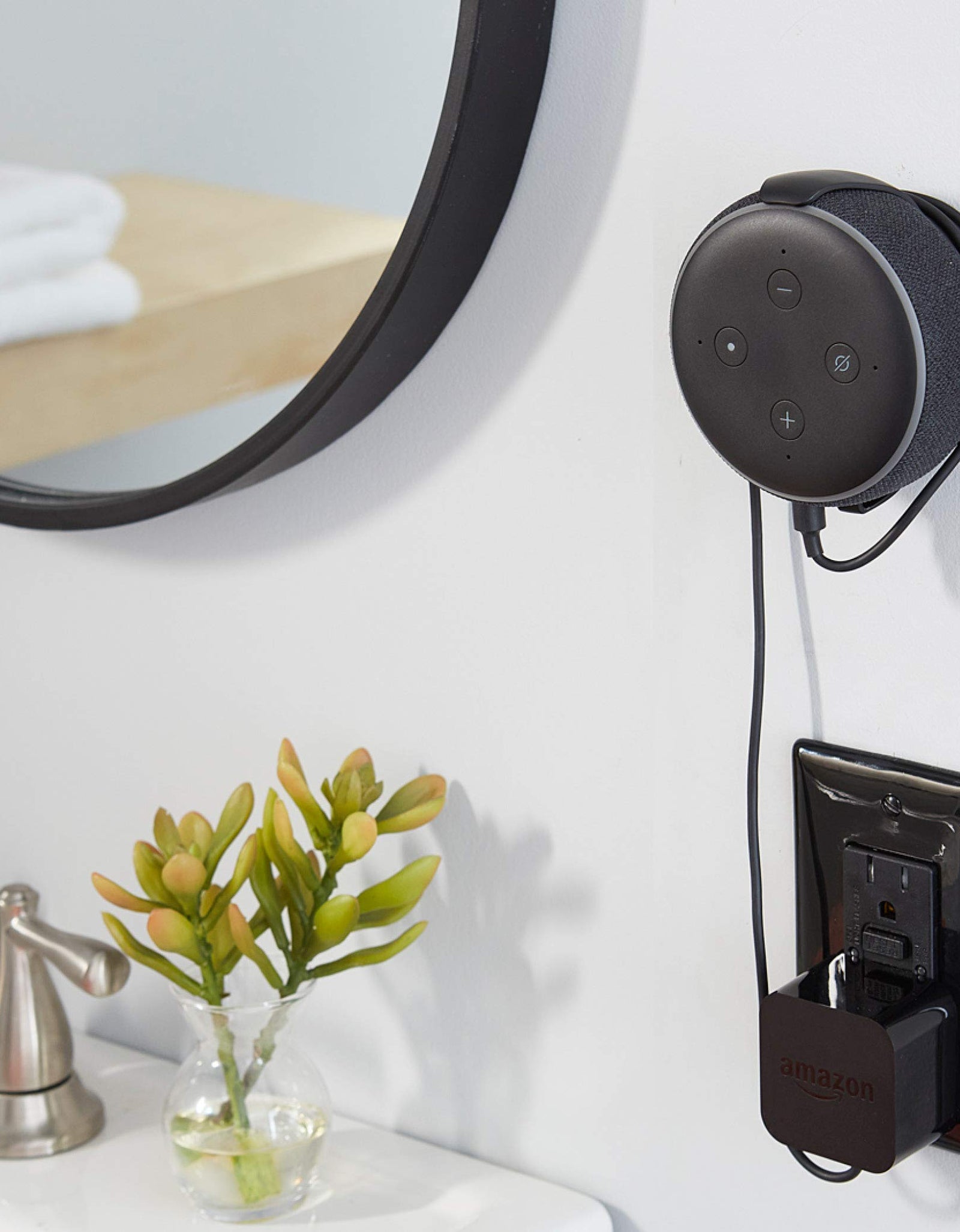 Made for Amazon Mount for Echo Dot (3rd Gen) - White
