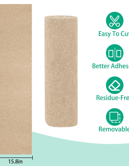 Load image into Gallery viewer, YITMOYM Trimmable Cat Scratcher Mat 39.4x15.8in Self-Adhesive Felt Fiber
