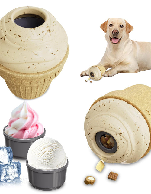 Load image into Gallery viewer, hwnguJ Durable Freezable Ice Cream Dog Toy for Aggressive Chewers

