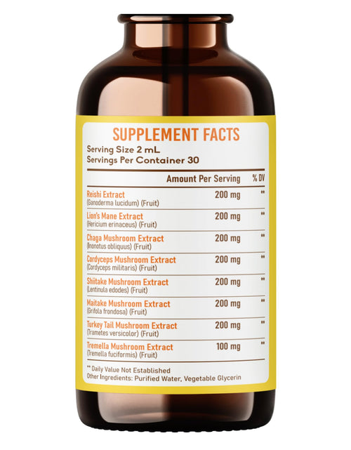 Load image into Gallery viewer, BestBy04/27 PureRootss Mushroom Complex Liquid Drop 1500MG 2 Fl Oz Pack 2
