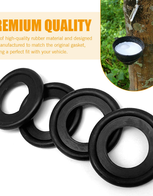 Load image into Gallery viewer, leechio 25 PCS Automotive Oil Drain Plug Gasket M14 Rubber Seal Black
