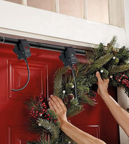 Garland Hanger Front Door Adjustable 32-39in Load 20lbs No Screws Drilling