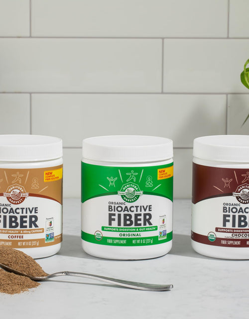 Load image into Gallery viewer, Manitoba Harvest Organic BioActive Fiber Supplement 6g Fiber 8oz Coffee
