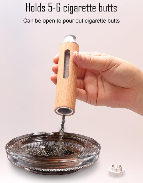 Load image into Gallery viewer, Portable Car Ashtray Handheld Smoker Mini Tool No Touch Travel
