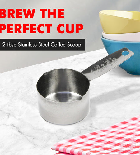 Chef Craft Select Coffee Measurer 4 Inch 2 Tbsp Stainless Steel