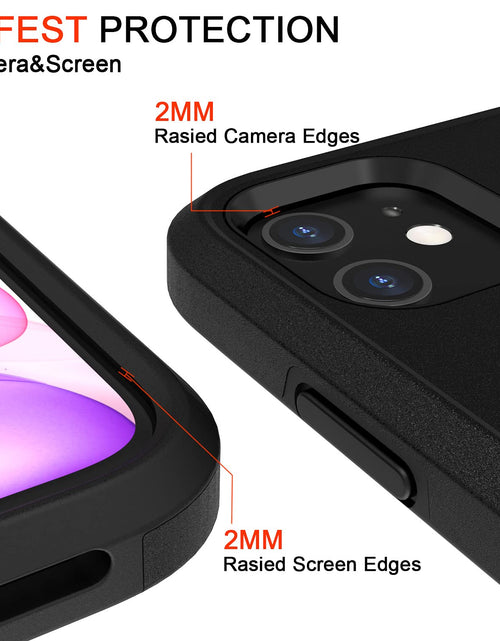 Load image into Gallery viewer, VOEAIN iPhone 11 Case 6.1" Hard PC+TPU Shockproof Black
