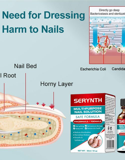 Load image into Gallery viewer, Gonnjunm Multi-Purpose Nail Solution Strengthener Growth Repair Care

