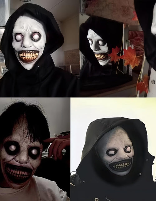 Load image into Gallery viewer, Aerkersun Scary Halloween Mask Breathable Natural Latex Demon Size General
