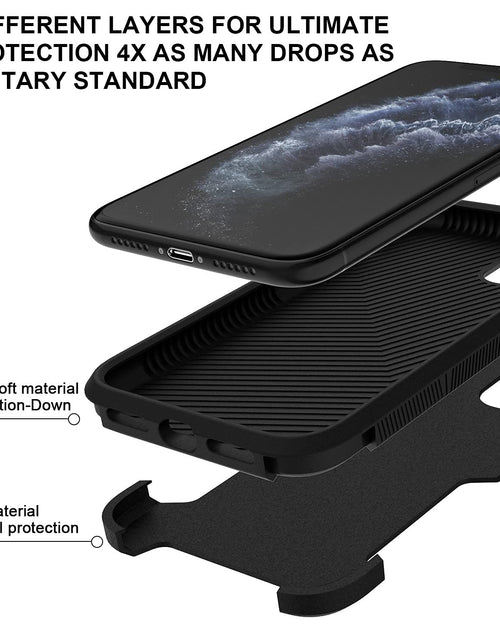 Load image into Gallery viewer, VOEAIN iPhone 11 Case 6.1" Hard PC+TPU Shockproof Black
