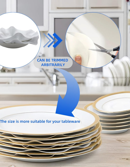 Load image into Gallery viewer, Ceramic Plate Separator Pads 36 Felt Protectors 10/6/4.5 Inch Washable Reusable
