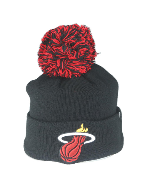 Load image into Gallery viewer, Miami Heat NBA Officially Licensed Youth Beanie Pom Icon Team Color Size Youth
