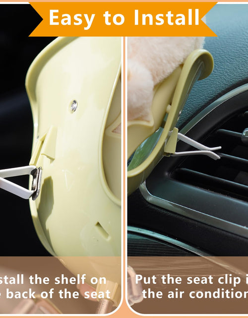 Load image into Gallery viewer, Bofiyma Car Seat for Doll 3-in-1 Vent Clip Aroma Diffuser Green 15-17cm
