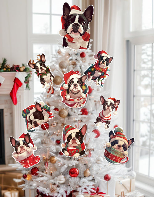 Load image into Gallery viewer, Ciazoxa Christmas Golden Doodle Tree Topper 9Pcs Ornament Xmas Decor
