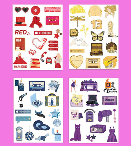 Onogola Party Glitter Temporary Tattoos Lucky Number 13 Stickers ST02