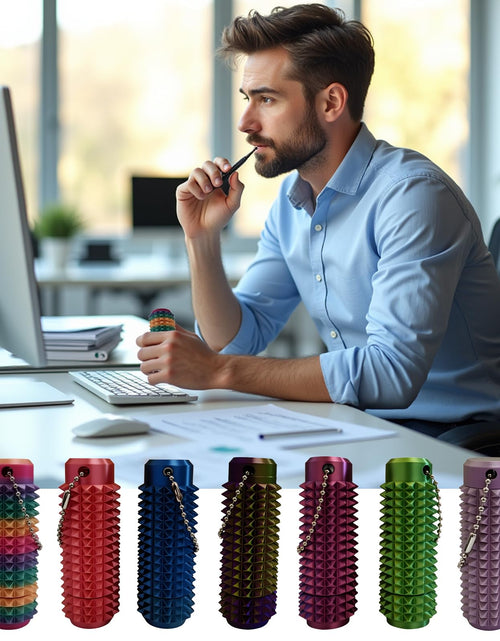 Load image into Gallery viewer, VeiDynoA Ouchies Pain Fidget Toy 3D Printed Anxiety Relief Rainbow Keychain
