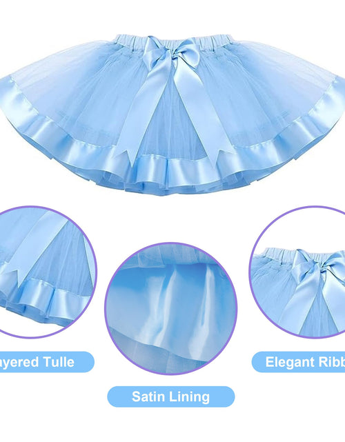 Load image into Gallery viewer, K-Acc Birthday Girl Outfit T-Shirt Blue Ears Tutu Dress Satin Sash Size 8
