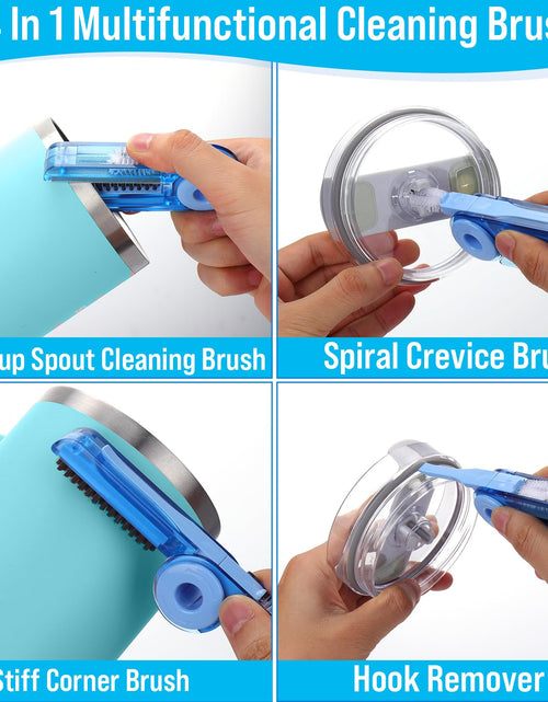 Load image into Gallery viewer, XANGNIER 3 Pack Stainless Steel Bottle Cleaner Brush Kit for Baby Bottles
