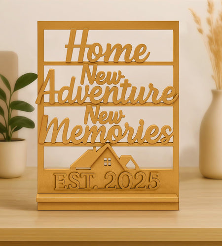 GoHoKi Housewarming Gift Farmhouse Wooden Sign Entry Table Decor New Home