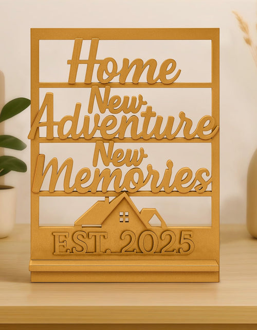 Load image into Gallery viewer, GoHoKi Housewarming Gift Farmhouse Wooden Sign Entry Table Decor New Home
