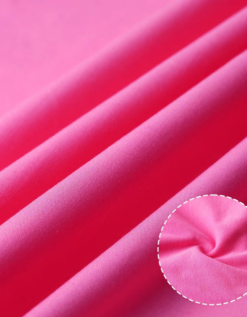 Load image into Gallery viewer, WELAKEN Girls Summer Sundress Criss Cross Back Elastic Waist Hot Pink Size 14Y
