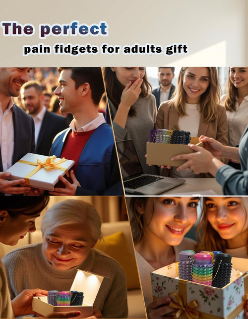 Load image into Gallery viewer, VeiDynoA Ouchies Pain Fidget Toy 3D Printed Anxiety Relief Rainbow Keychain

