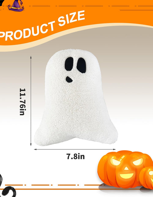 Load image into Gallery viewer, WSARZAHE Halloween Ghost Decorative Throw Pillow Flannel 11.76x7.8 Inch
