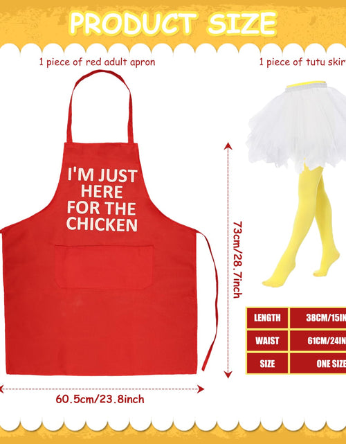 Load image into Gallery viewer, Apragaz 10 PCS Chicken Couple Costume Set Multi Color One Size
