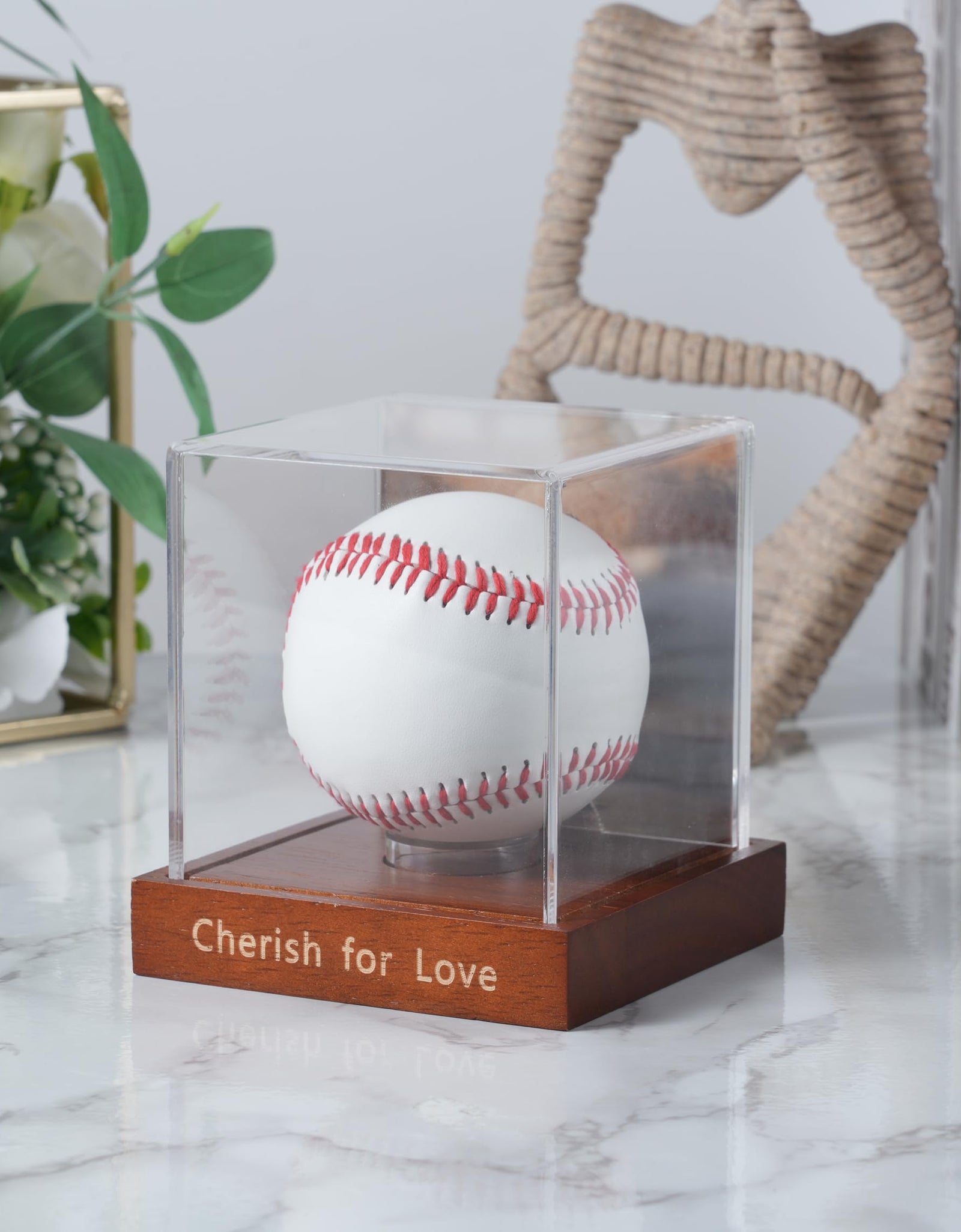 KASTANNY UV Protected Acrylic Baseball Display Case Clear Fits Official Size