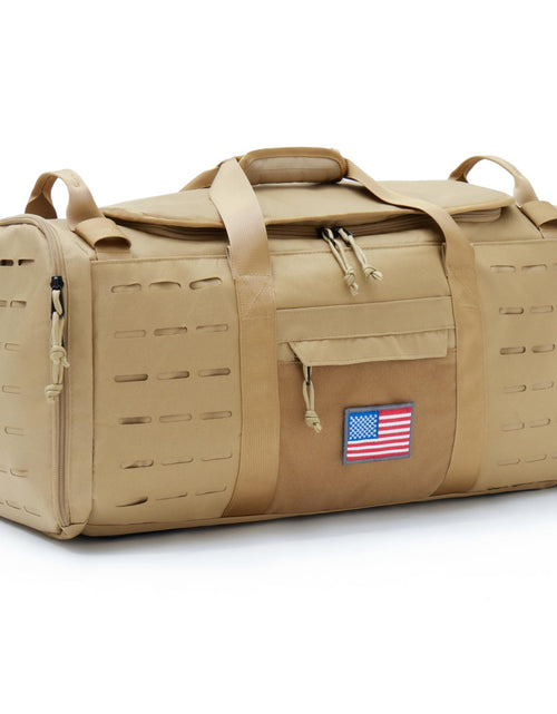 Load image into Gallery viewer, CONTAIL 48L Military Tactical Molle Duffle Bag Detachable Straps Earth Yellow
