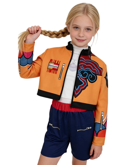 Load image into Gallery viewer, SAVITO Pop Idol Cosplay Costume Cartoon Girl A Size 5-6 Years 130CM
