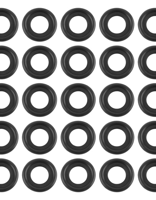 Load image into Gallery viewer, leechio 25 PCS Automotive Oil Drain Plug Gasket M14 Rubber Seal Black
