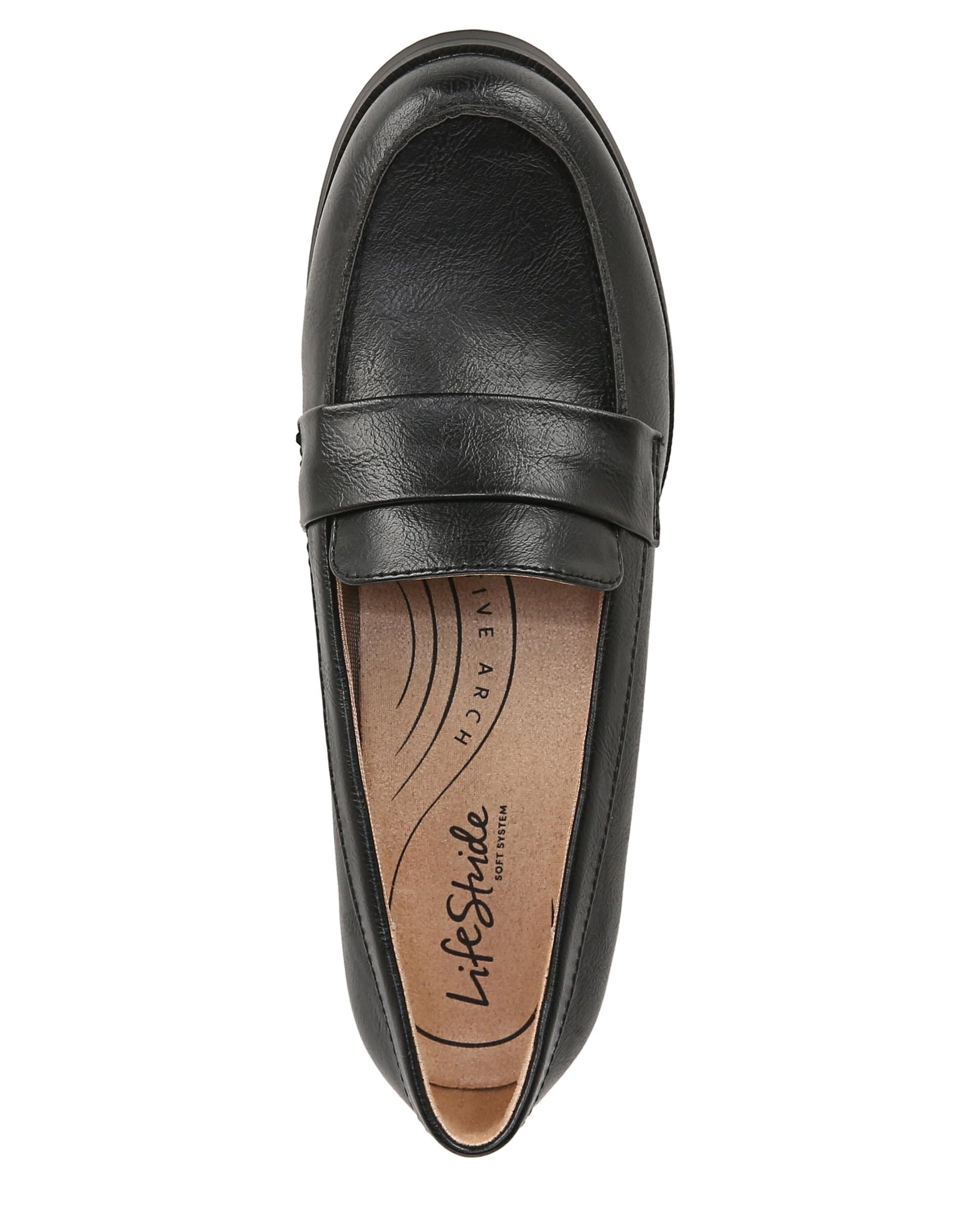 LifeStride Womens Sonoma 2 Slip On Loafers Black Size 10 M